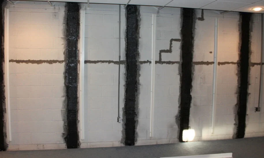 carbonarmor wall stabilization beaver dam, ky